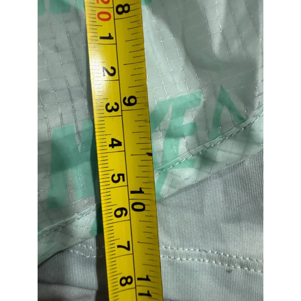 Nike Air Running Shorts Womens XS Teal White Logo Print Athletic Training‎